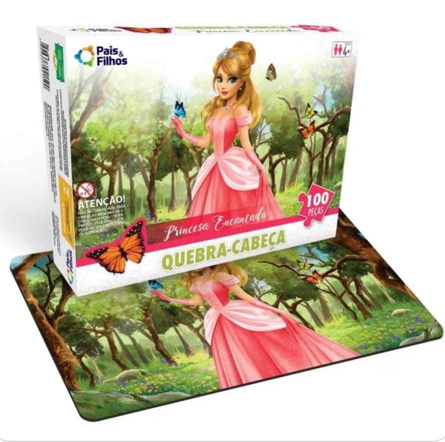 QUEBRA CABECA PRINCESA ENCANTADA 100P�S